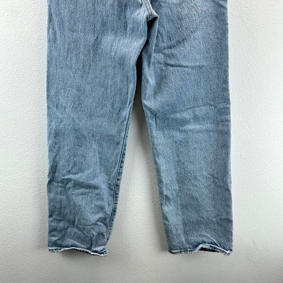 Leiv's Ribcage Straight Ankle Jeans Premium Denim Medium Wash 27 - Picture 7 of 16